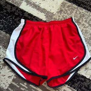 Nike Women's Vibrant Red Athletic Shorts